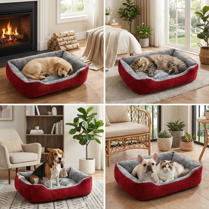 CozyRest Pet Bed – Orthopedic Plush Comfort