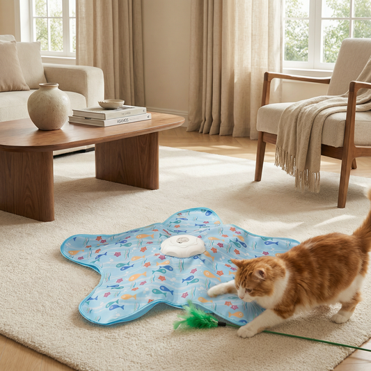 HuntingFun Pro – Automatic cat toy for stress relief and playtime fun