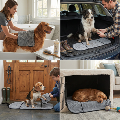 Ultra-Absorbent and Drying Microfibre Pet Towel