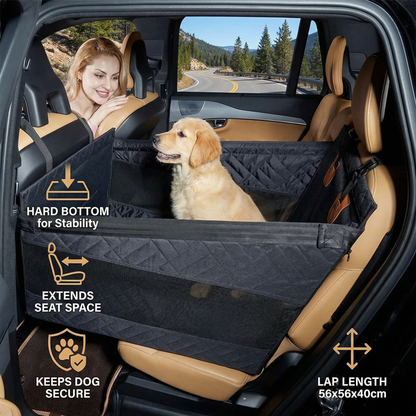 Hard Bottom Single Car Seat Extender for Dogs
