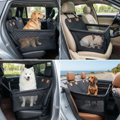 Hard Bottom Single Car Seat Extender for Dogs