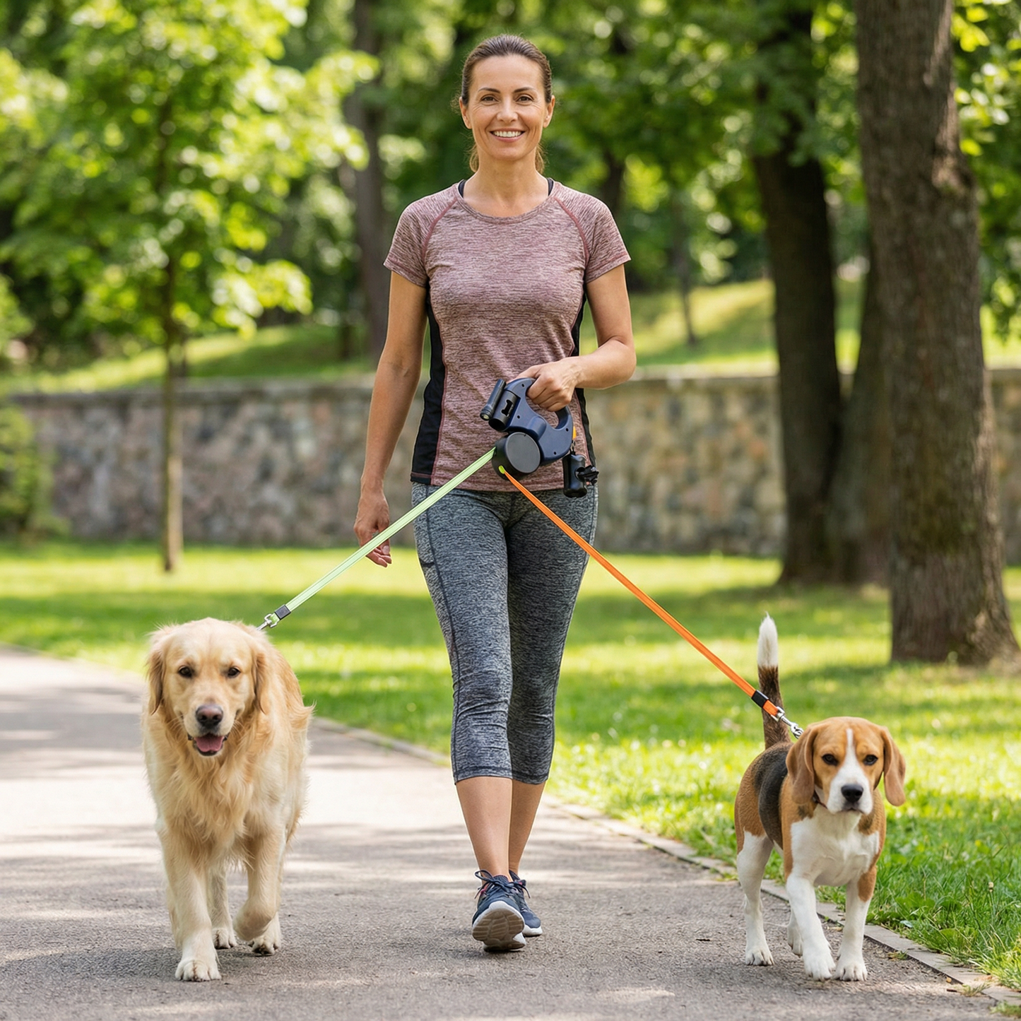 Tangle Free Dual Dog Leash