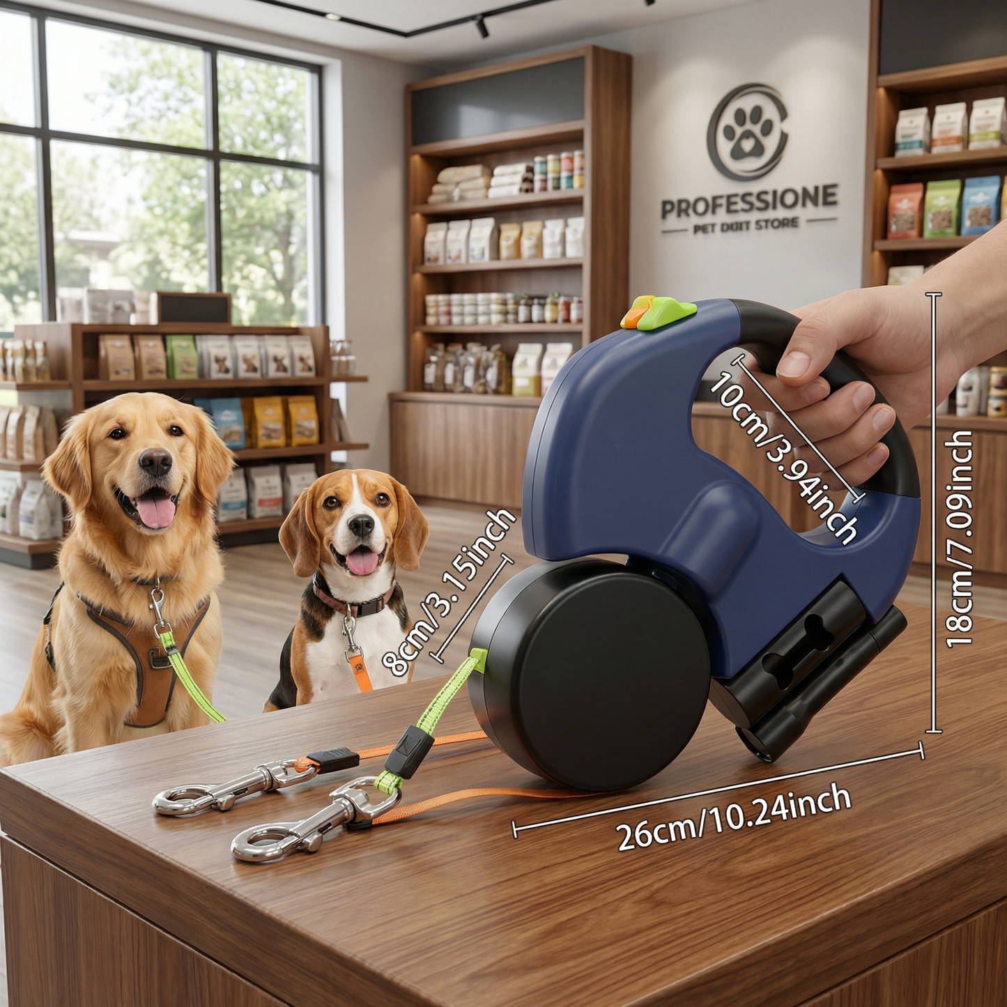 Tangle Free Dual Dog Leash