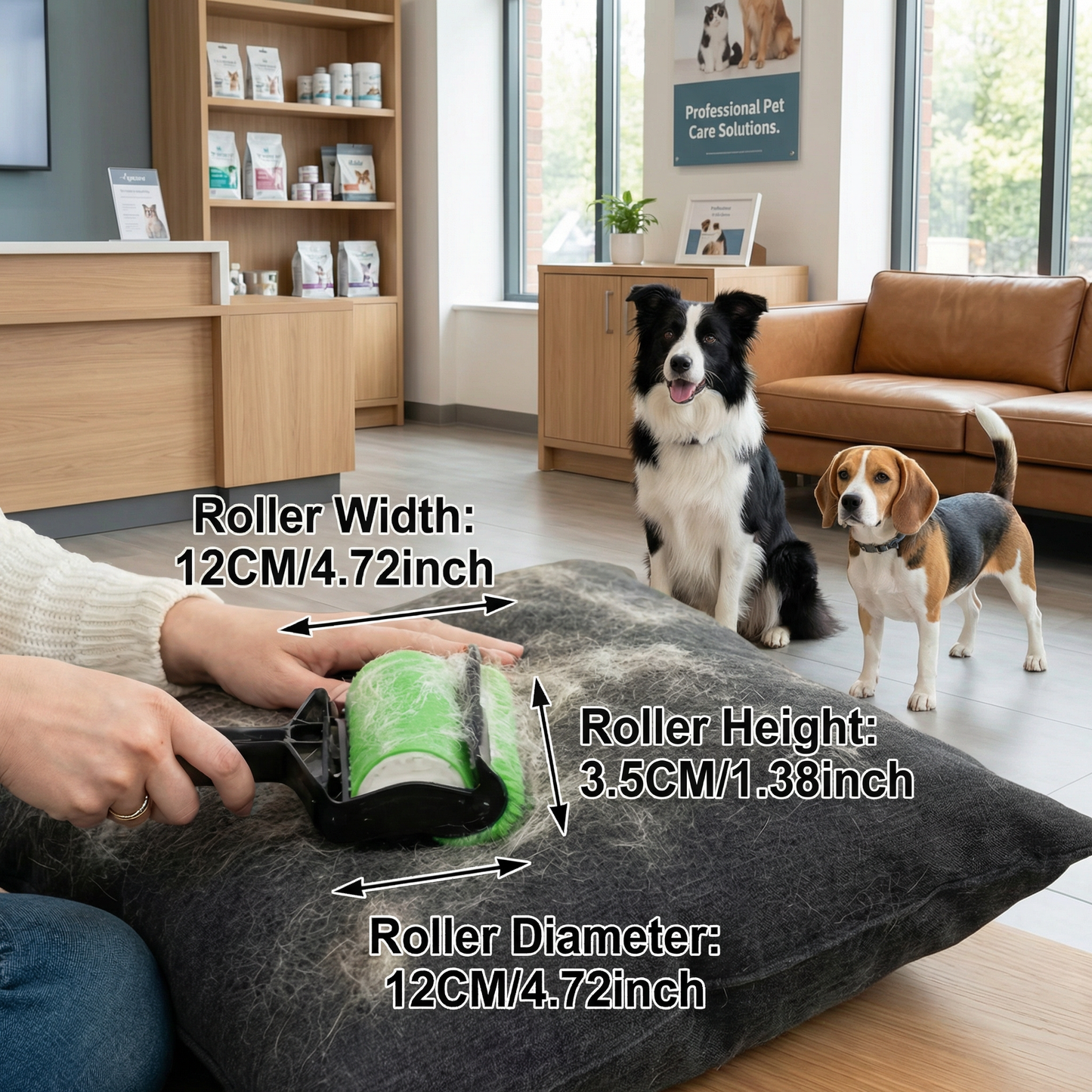 Reusable 3in1 Pet Hair Removal Brush