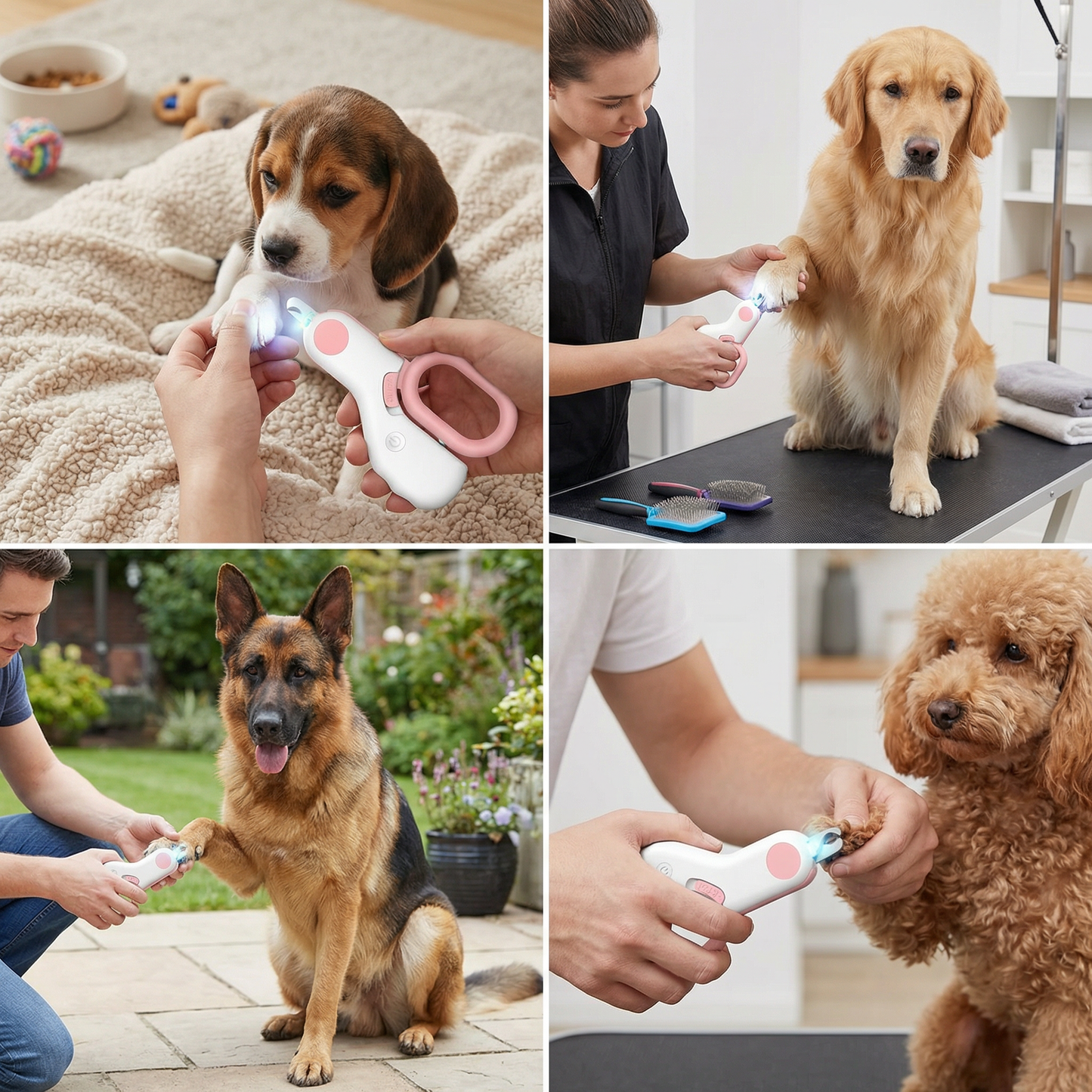 Professional Nail Clipper for Pets with Integrated Light