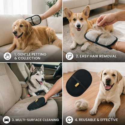 Practical Pet Hair Removal Glove