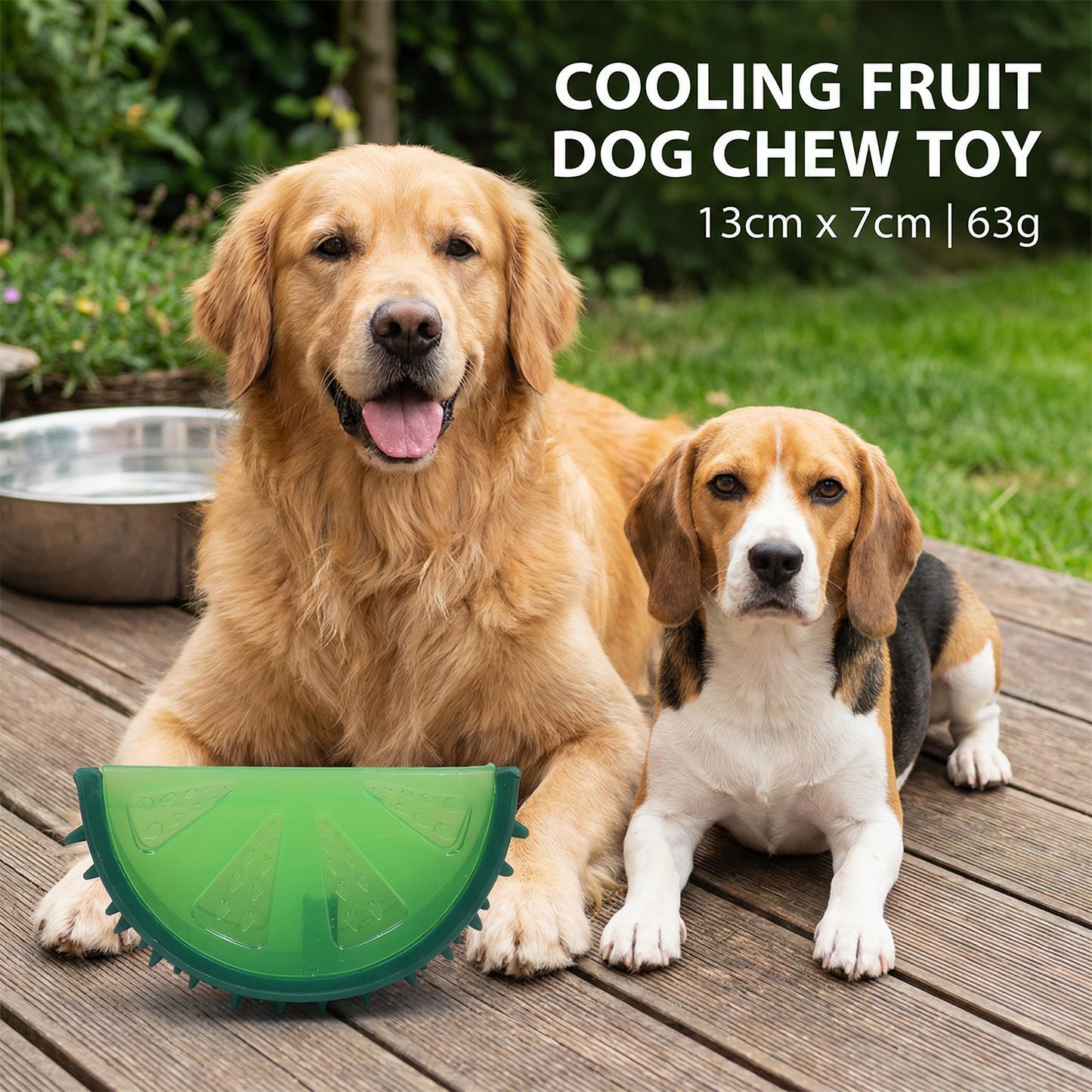 Cooling Fruit dog chew toy