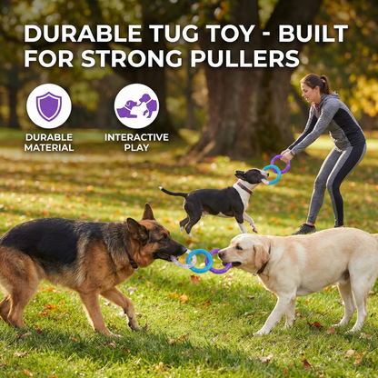 Durable tug toy for dogs