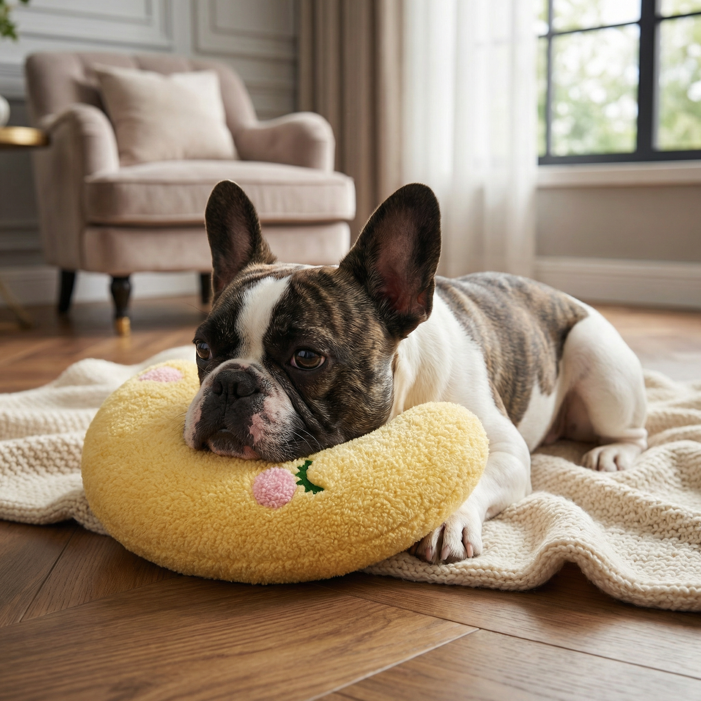 Ergonomic dog support pillow for healthy posture