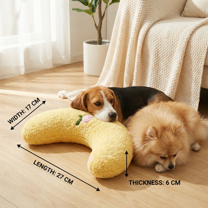 Ergonomic dog support pillow for healthy posture
