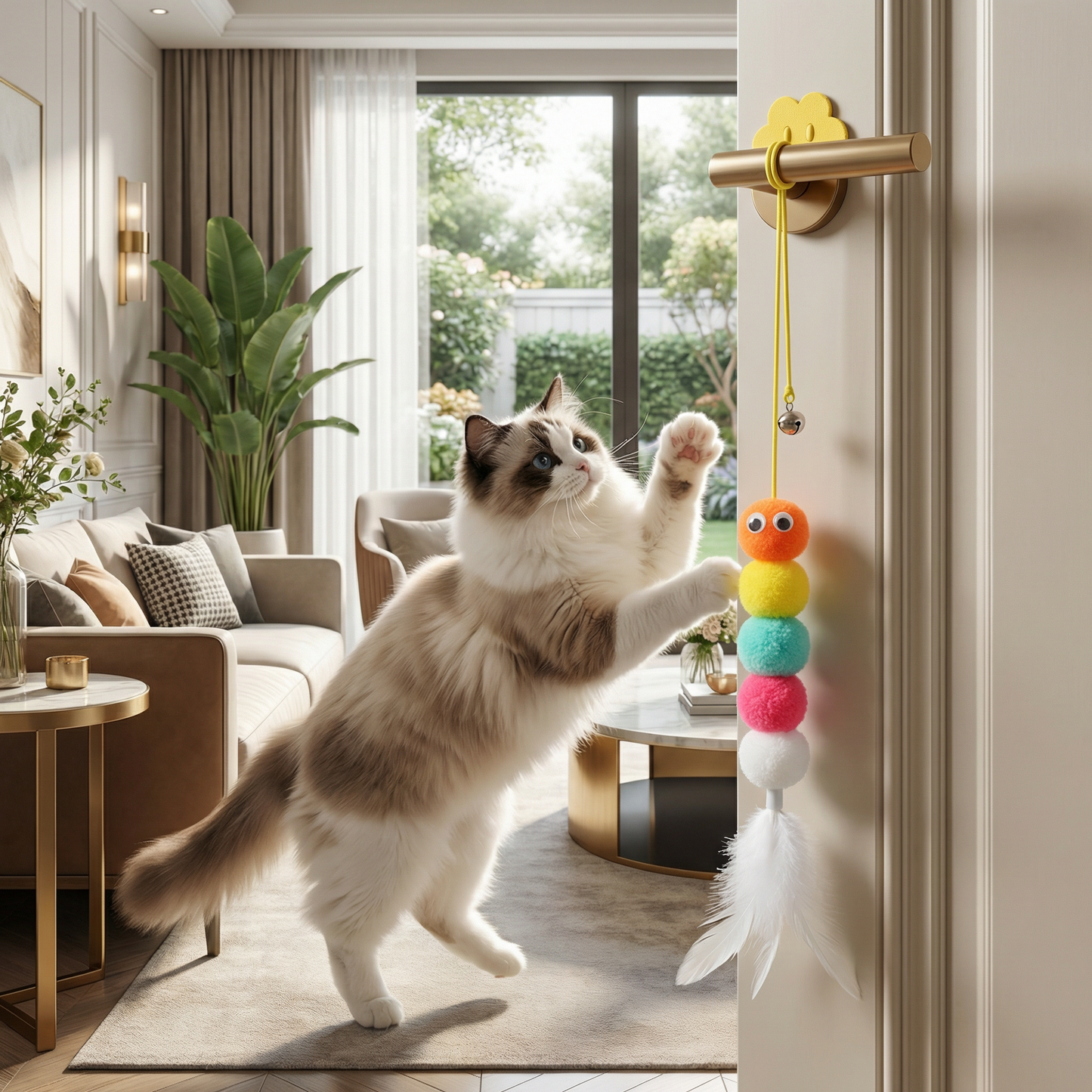 Interactive Hanging Cat Toy