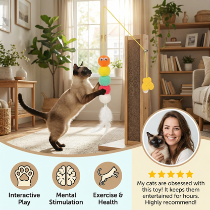 Interactive Hanging Cat Toy