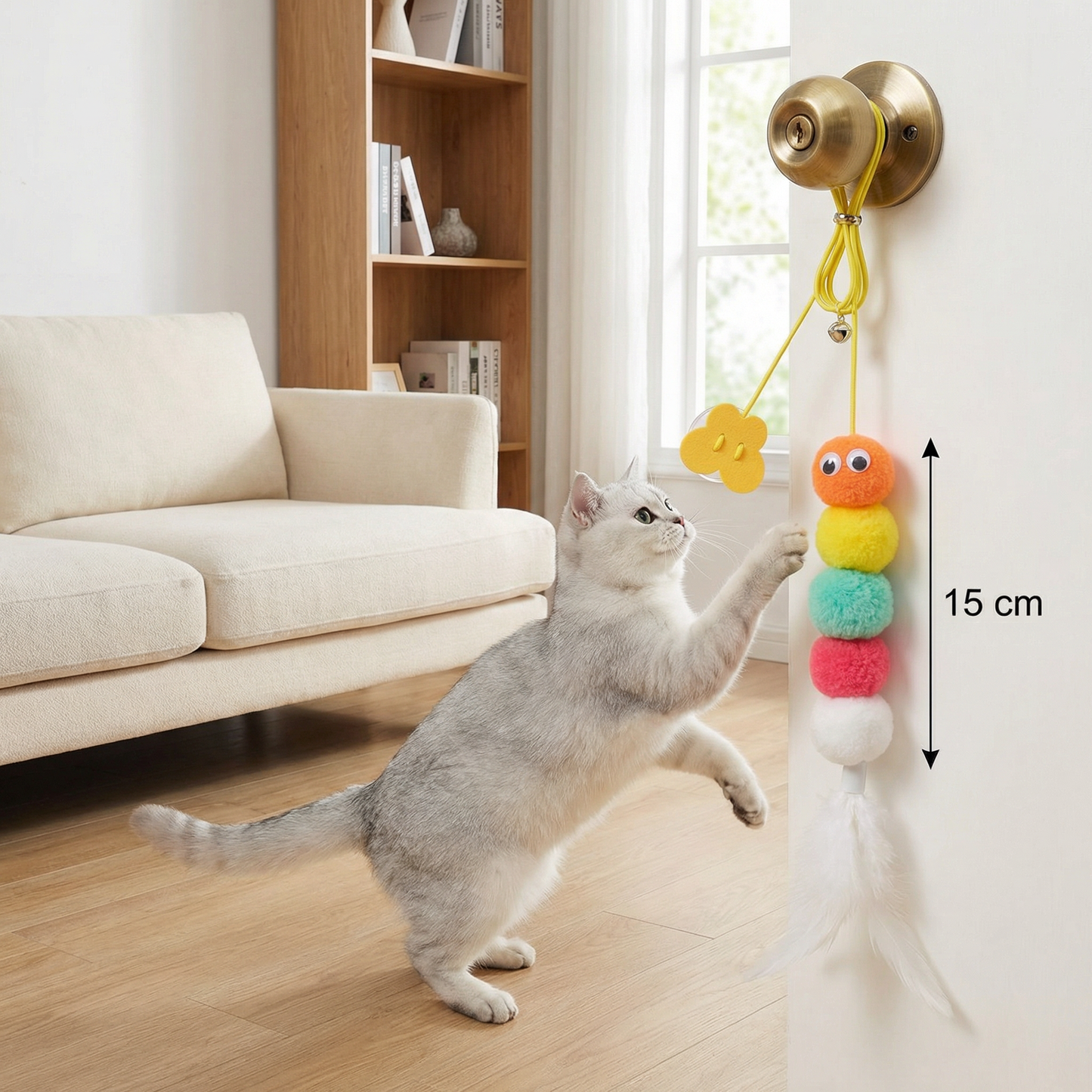 Interactive Hanging Cat Toy