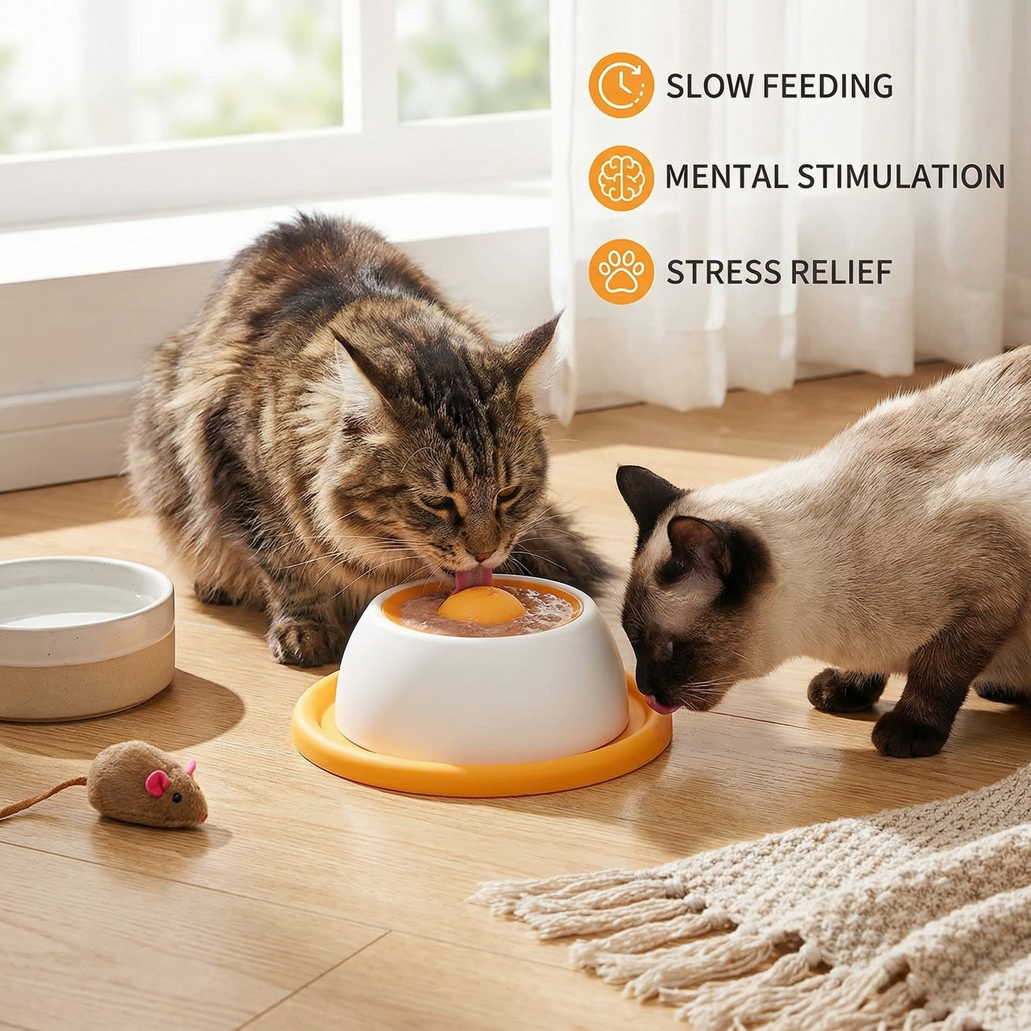 Interactive Lick Mat Slow Feeder Enrichement Toy for Cats