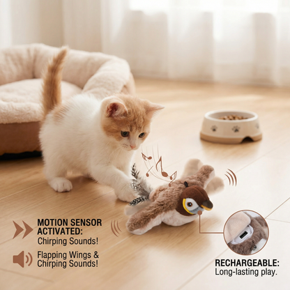 Flapping Bird Cat Toy