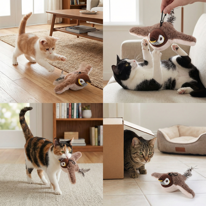 Flapping Bird Cat Toy