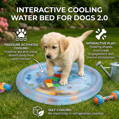 Interactive Cooling Water Bed for Dogs 2.0