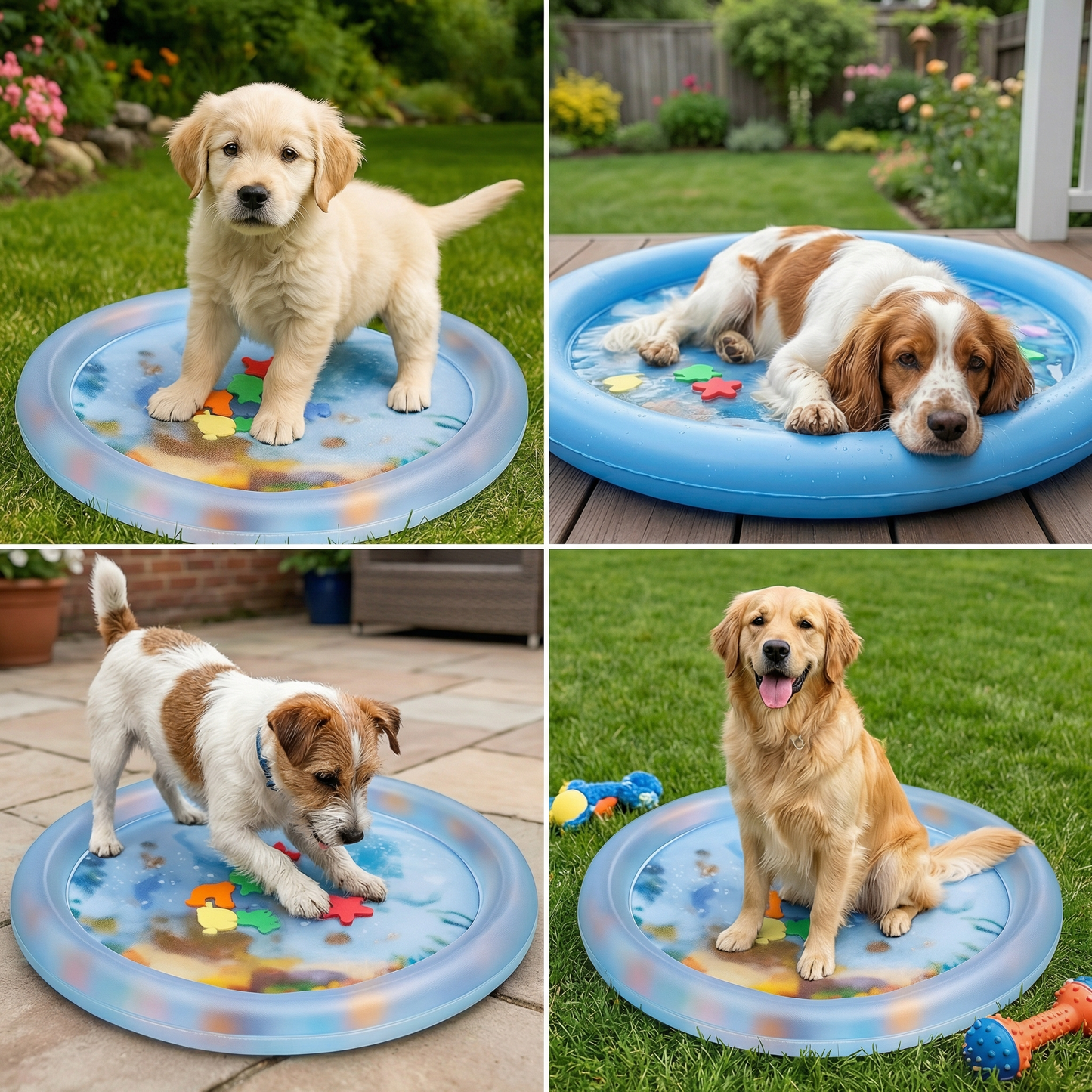 Interactive Cooling Water Bed for Dogs 2.0