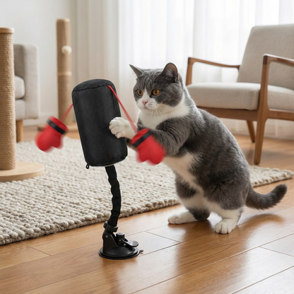 Interactive Cat Punching Bag Toy