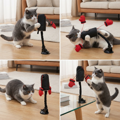Interactive Cat Punching Bag Toy