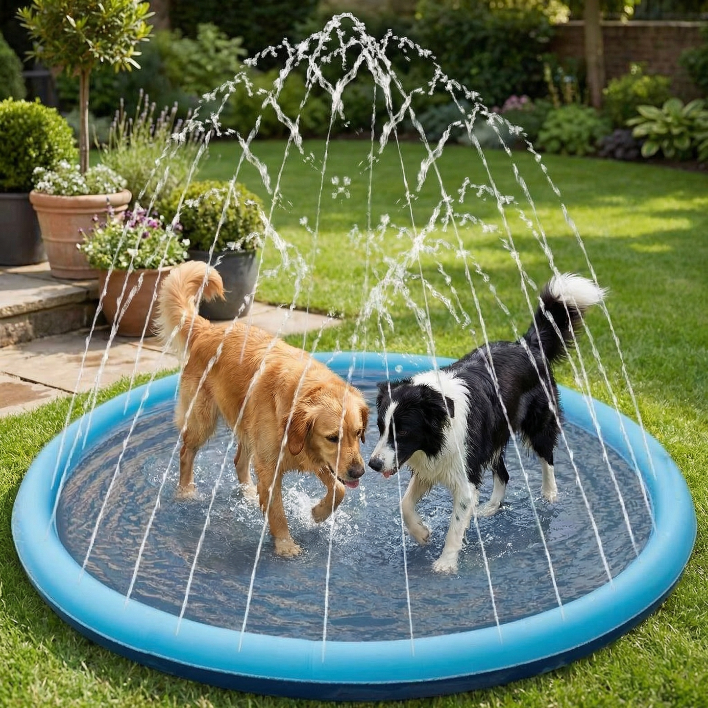 Durable Dog fountain - summer toy