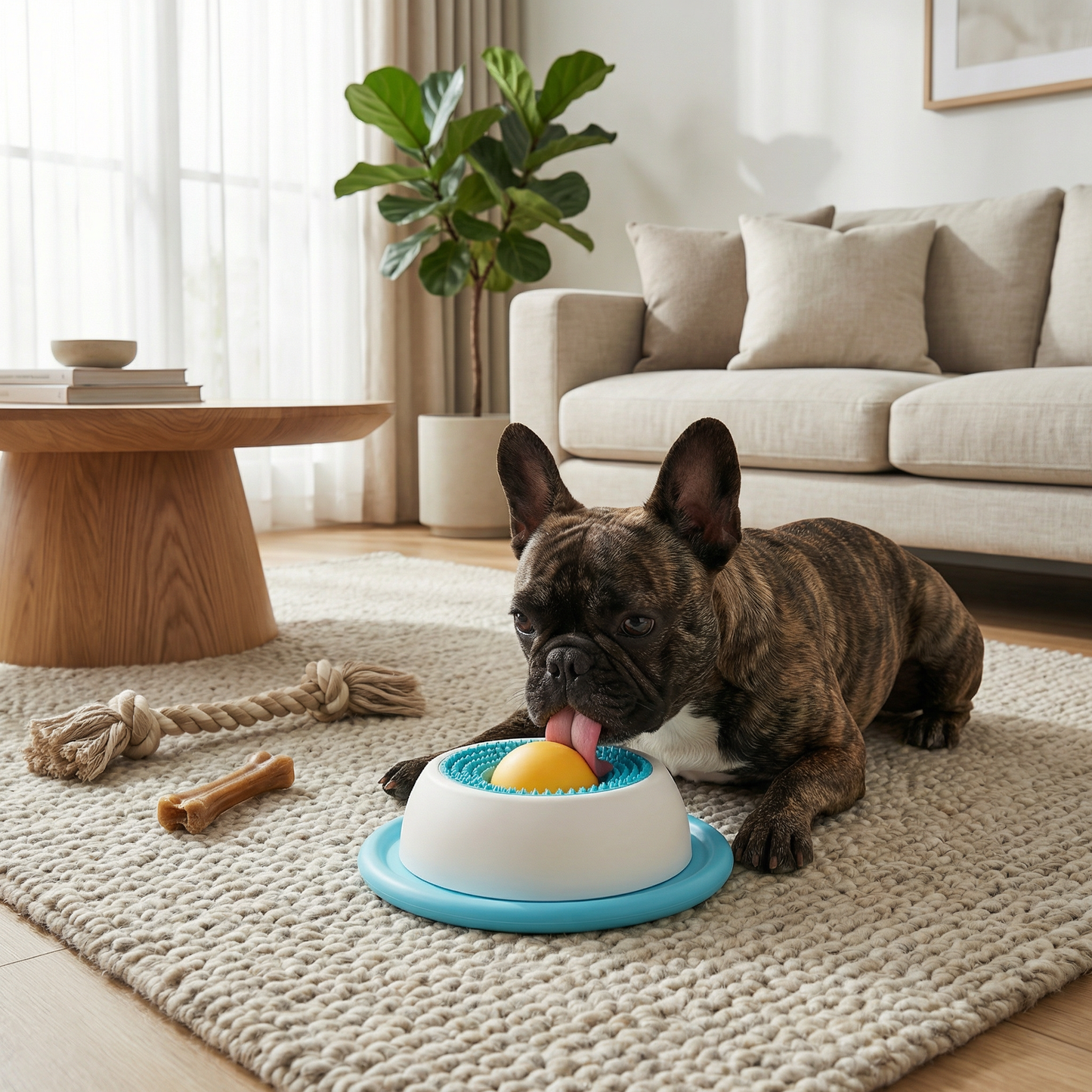 Interactive Lick Mat Slow Feeder Enrichement Toy for Dogs