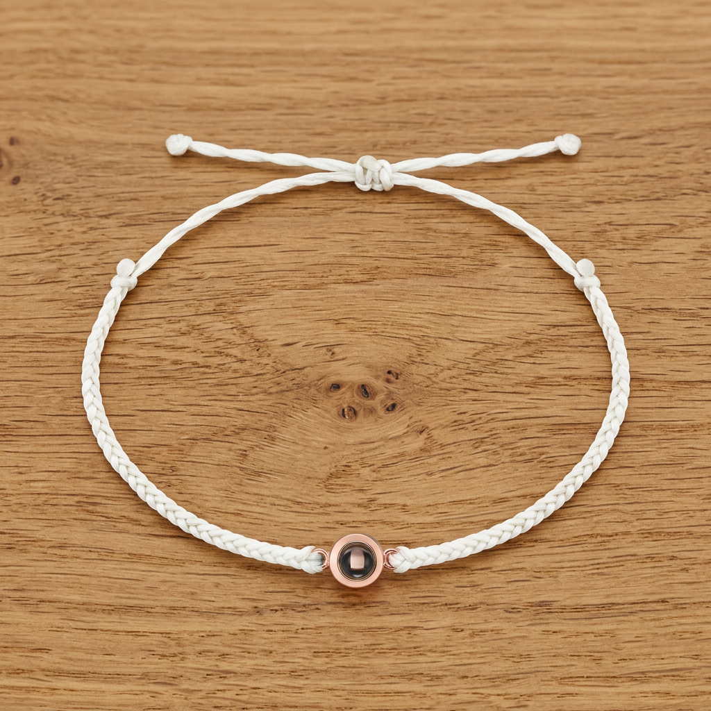 Personalized Pet Photo Projection Keepsake Bracelet
