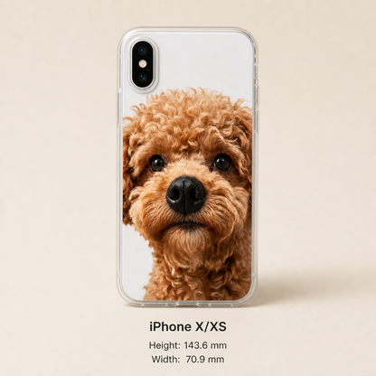 Personalized Pet Photo Phone Case with 3D Squeezable Nose